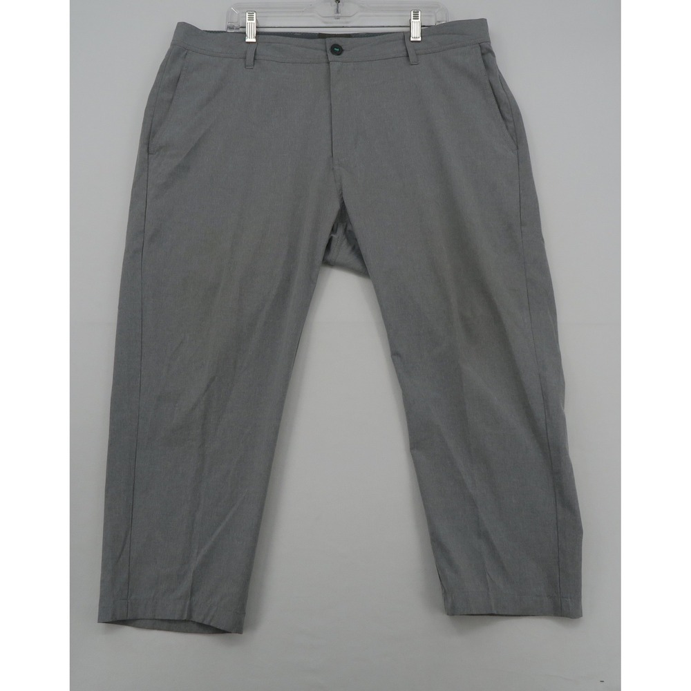 Linksoul Boardwalker Golf Pants Mens 38S Grey Heathered Stretch